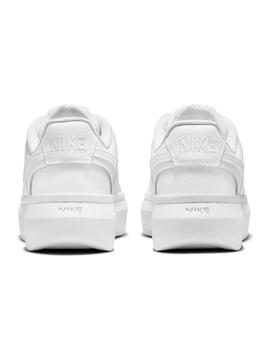 Zapatillas nike court vision alta ltr blanco de mujer.