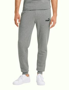 pantalón puma essential slim fino gris de hombre.