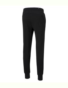 Pantalón puma essential slim fino negro de hombre.