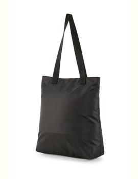 bolso puma core pop shopper negro de mujer.