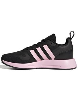 Zapatillas adidas multix j negro rosa de niño.