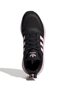 Zapatillas adidas multix j negro rosa de niño.