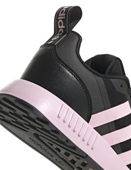 Zapatillas adidas multix j negro rosa de niño.