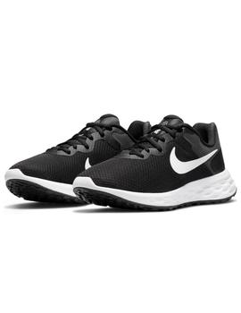 Zapatillas nike revolution 6 next nature negro blanco.