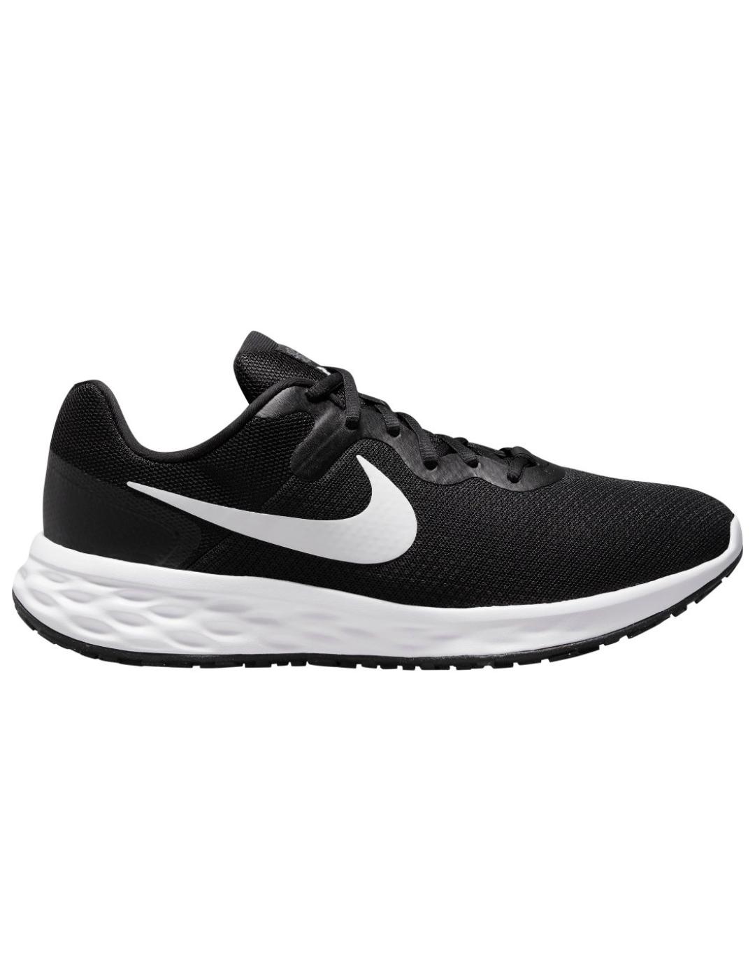 Zapatillas nike revolution 6 next nature negro blanco.