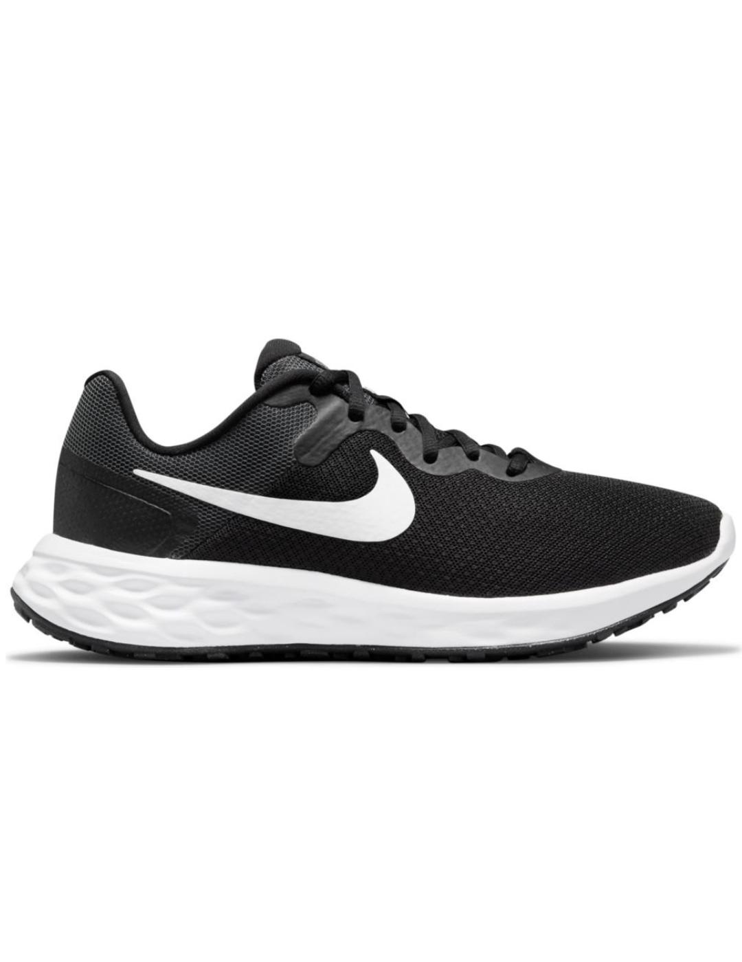 Zapatillas nike revolution 6 next nature negro blanco.