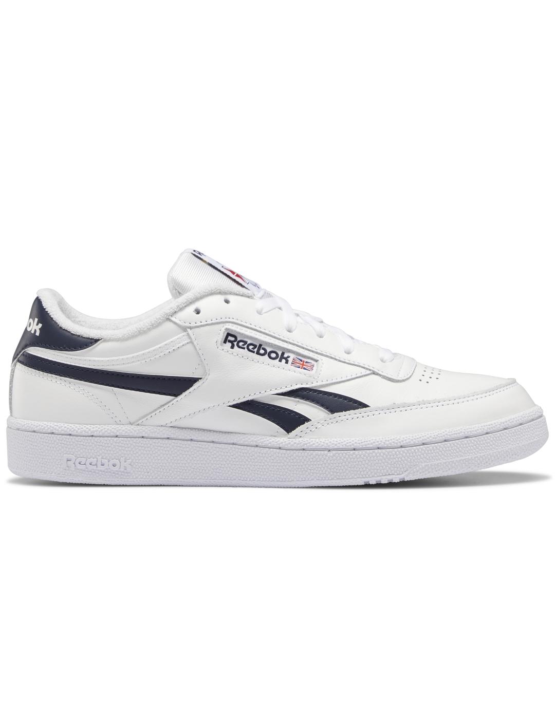 Santuario Impuro bota Zapatillas reebok club c revenge blanco azul de hombre.