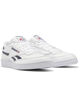 Zapatillas reebok club c revenge blanco azul de hombre.