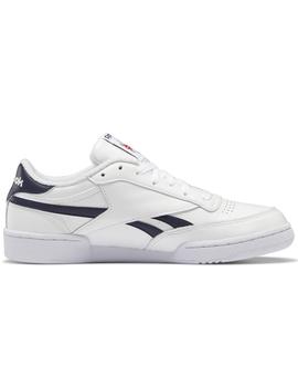 Zapatillas reebok club c revenge blanco azul de hombre.