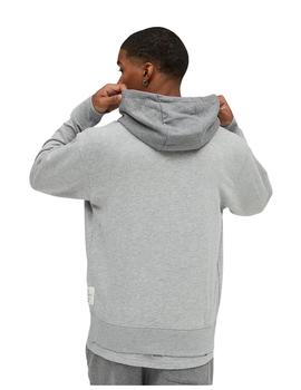 sudadera new balance ess sweatshirt gris de hombre.