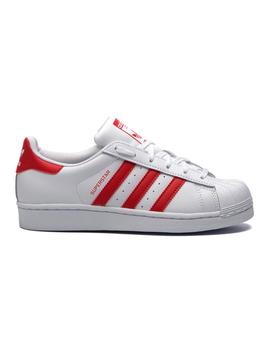 Zapatillas de Niño Adidas SUPERSTAR J  ROJO