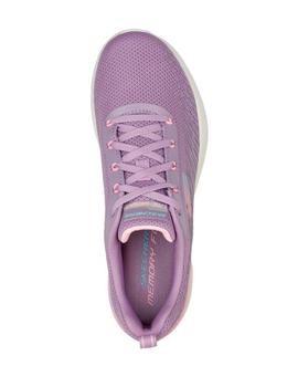 Zapatillas skechers skech-air dynamiight violeta de mujer.