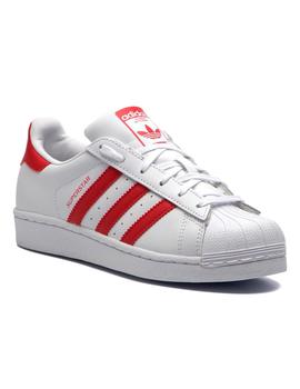 Zapatillas de Niño Adidas SUPERSTAR J  ROJO