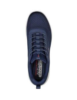 Zapatillas skechers bounder intread azul marino de hombre.