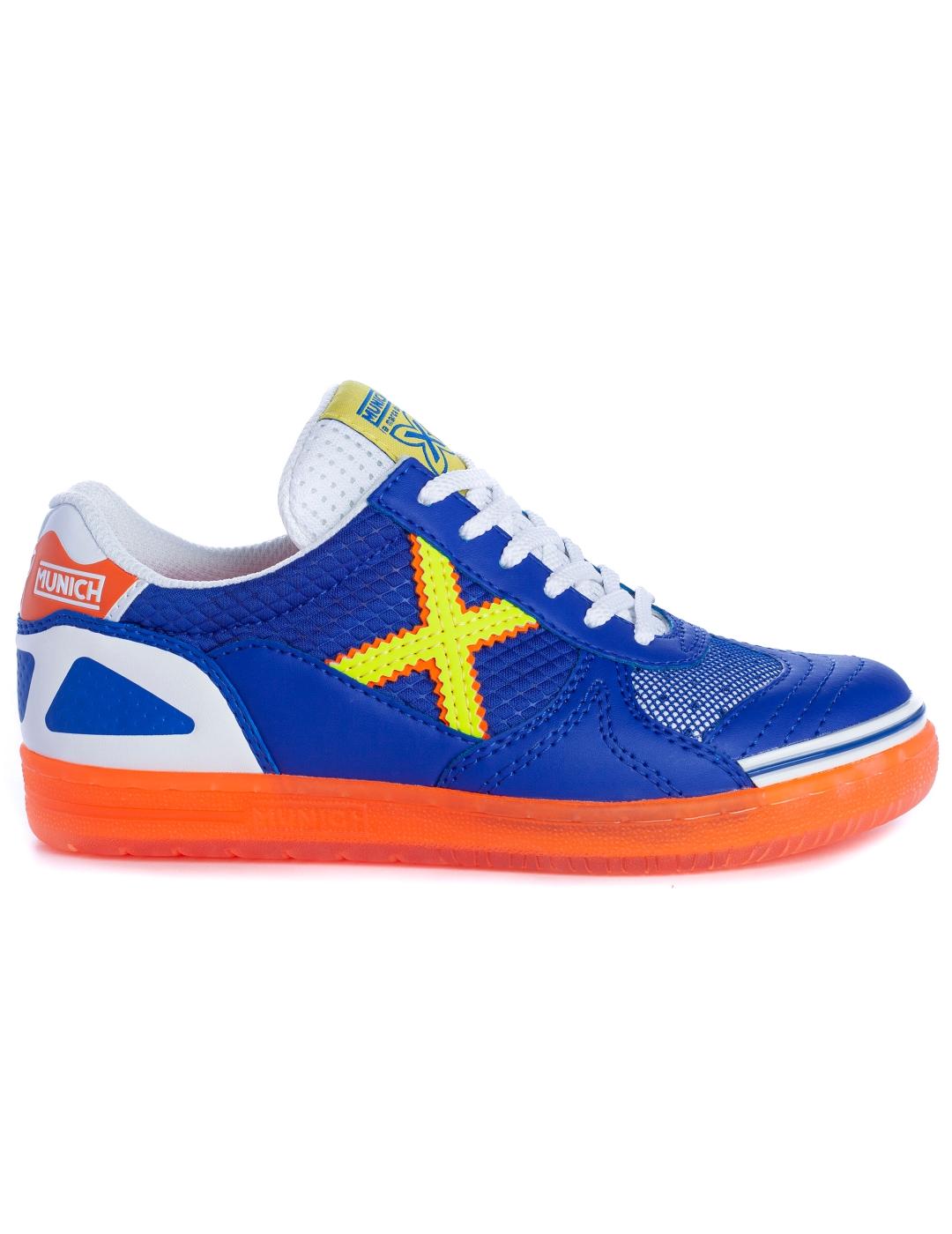 Zapatillas munich g3 kid patch 270 azul de niño.