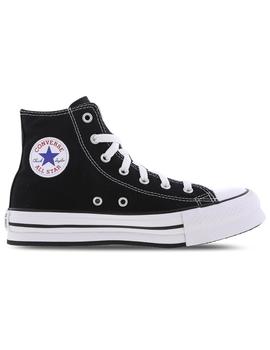 Zapatillas converse all star platf hi j negro de niña.