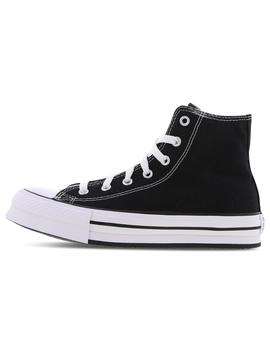 Zapatillas converse all star platf hi j negro de niña.