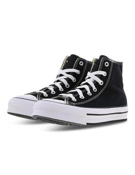 Zapatillas converse all star platf hi j negro de niña.