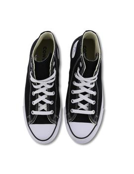 Zapatillas converse all star platf hi j negro de niña.