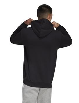 Sudadera adidas con capucha trefoil ser negro de hombre.