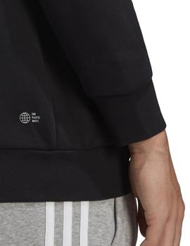 Sudadera adidas con capucha trefoil ser negro de hombre.