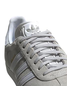 Zapatillas de Niño ADIDAS GAZELLE GRIS CLARO