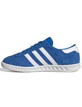 Zapatillas adidas hamburg j azulon de niño.