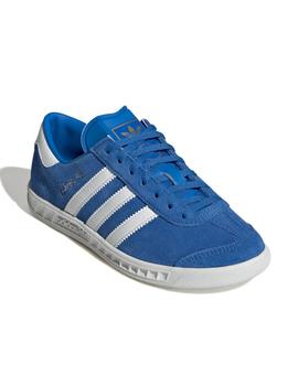 Zapatillas adidas hamburg j azulon de niño.