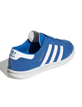 Zapatillas adidas hamburg j azulon de niño.