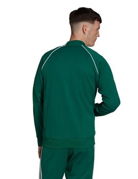 chaqueta adidas adicolor sst primeblue verde de hombre.