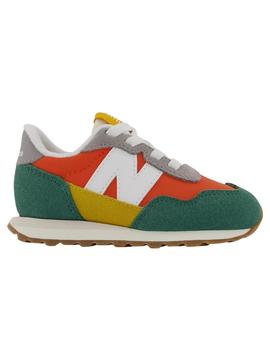 Zapatillas new balance ih237ee naranja verde de bebé.