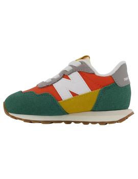 Zapatillas new balance ih237ee naranja verde de bebé.