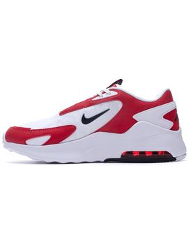 Zapatillas nike air max bolt blanco rojo de hombre.